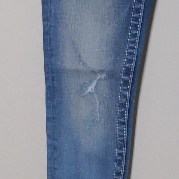 Miss Me Mid-Rise Embellished Skinny Jeans in Blue – Size 24 – EUC - Picture 8 of 15